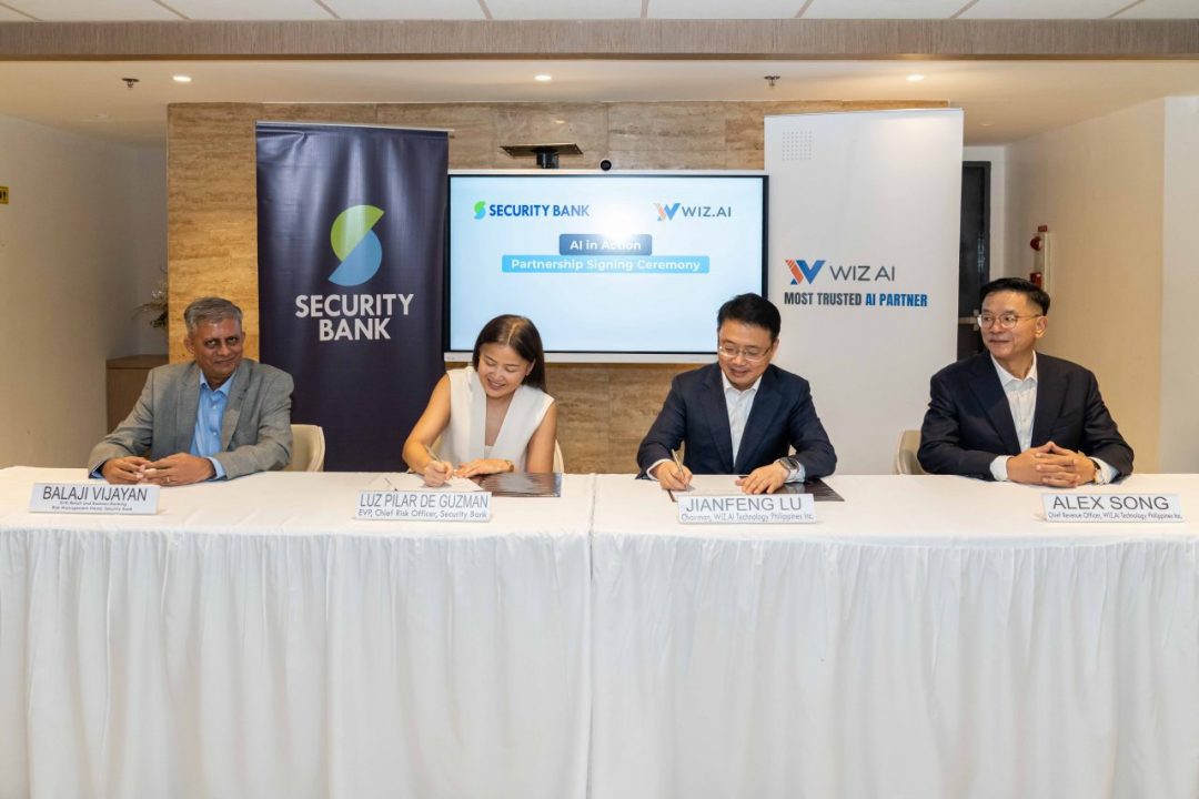 Security Bank and WIZ.AI Formalize Strategic Partnership